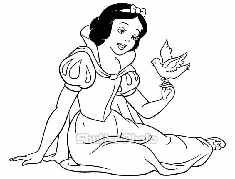 132 Tranh tô màu công chúa Disney xinh đẹp dễ tải dễ in Update 2022 28