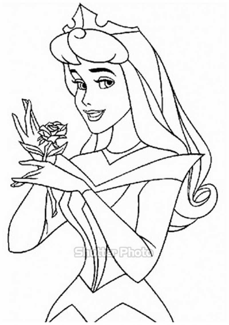 132 Tranh tô màu công chúa Disney xinh đẹp dễ tải dễ in Update 2022 31