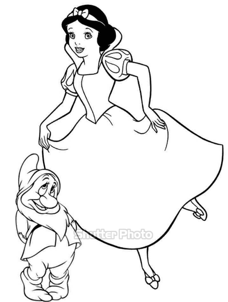 132 Tranh tô màu công chúa Disney xinh đẹp dễ tải dễ in Update 2022 55
