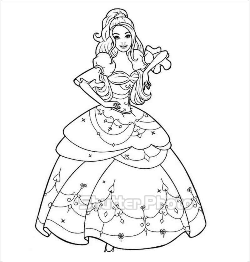 132 Tranh tô màu công chúa Disney xinh đẹp dễ tải dễ in Update 2022 13