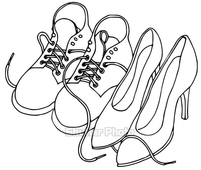 Nghệ thuật trên giày Tranh vẽ giày thể thao đầy màu sắc
