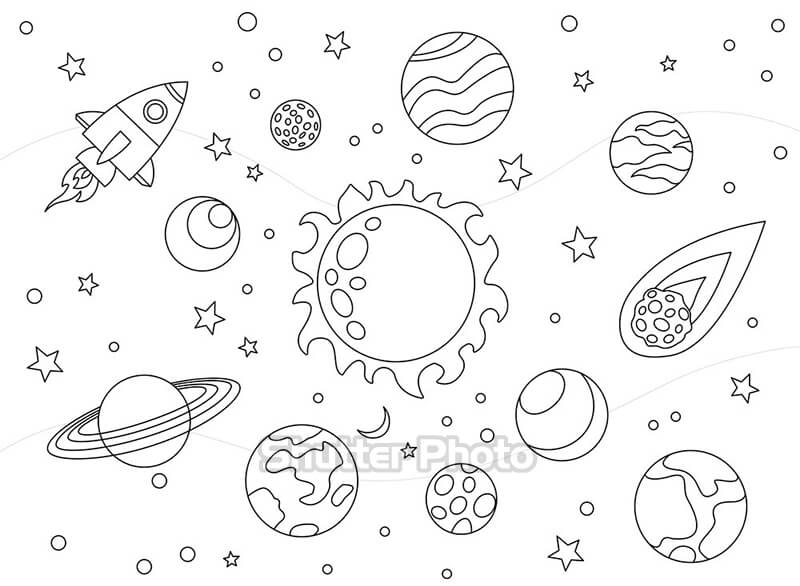 Vẽ phi hành gia vũ trụ cute đơn giản  YouTube