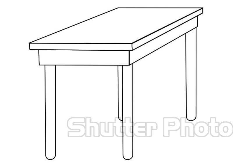 35 Tranh tô màu cái bàn đẹp nhất dễ tải dễ in Update 2023