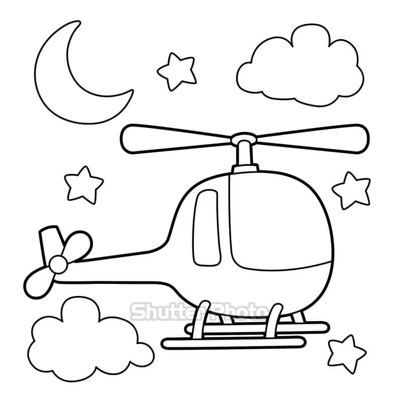 cách vẽ trực thăng