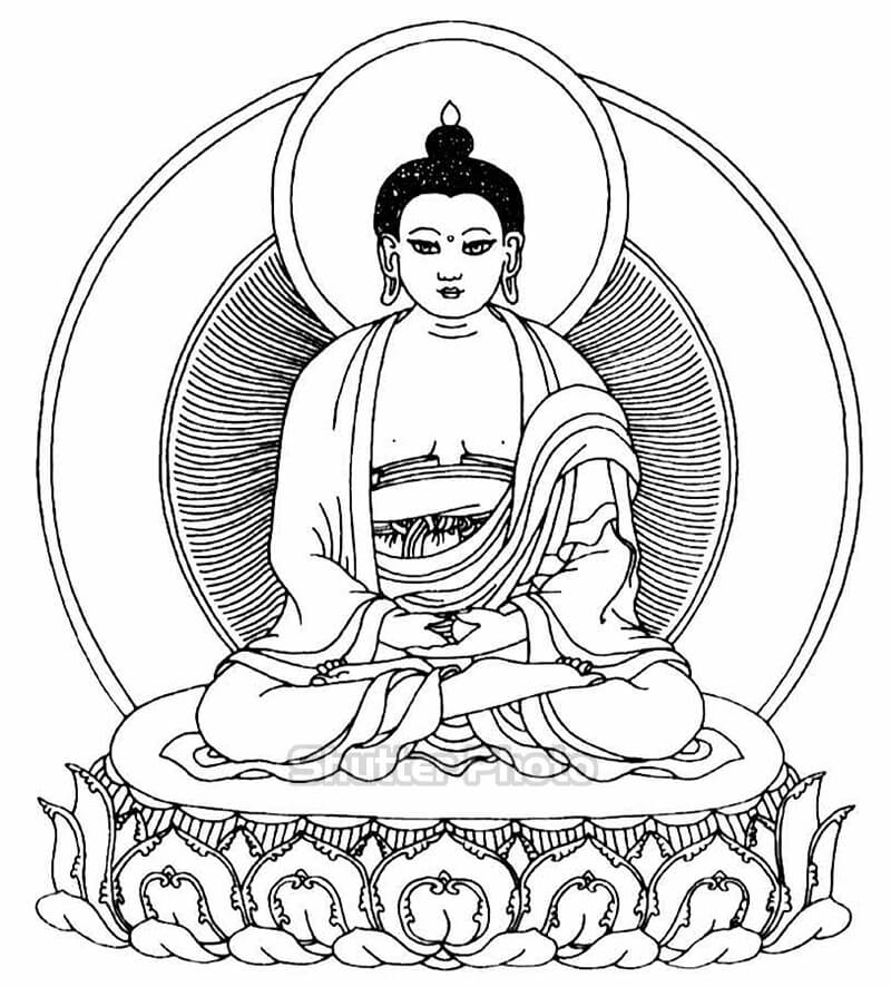 55+ Tranh Tô Màu Phật Giáo Chuẩn Đẹp Dễ Tải Dễ In Update 2023