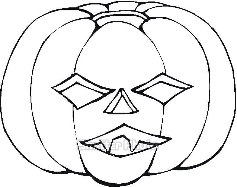 Vẽ Và Tô Màu Quả Bí Ngô Halloween  YouTube
