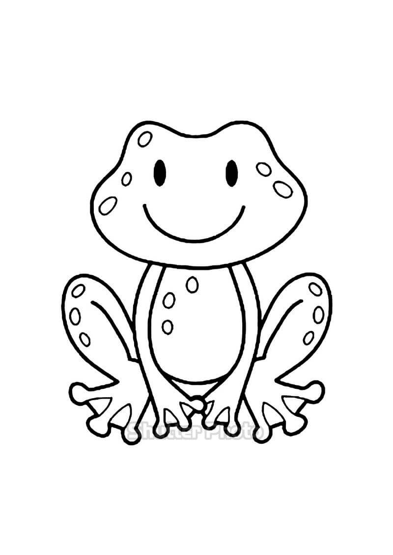 30 Tranh tô màu con ếch sống động dễ tải dễ in Update 2022 23