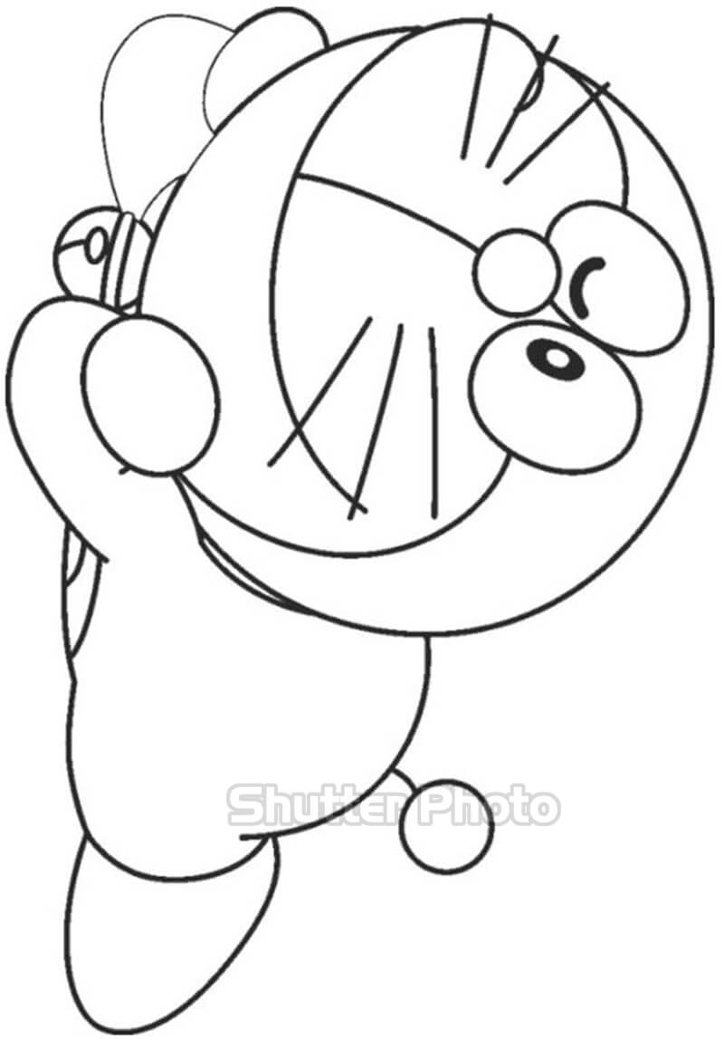 Lưu ngay trọn bộ 20+ tranh tô màu Nobita siêu dễ thương