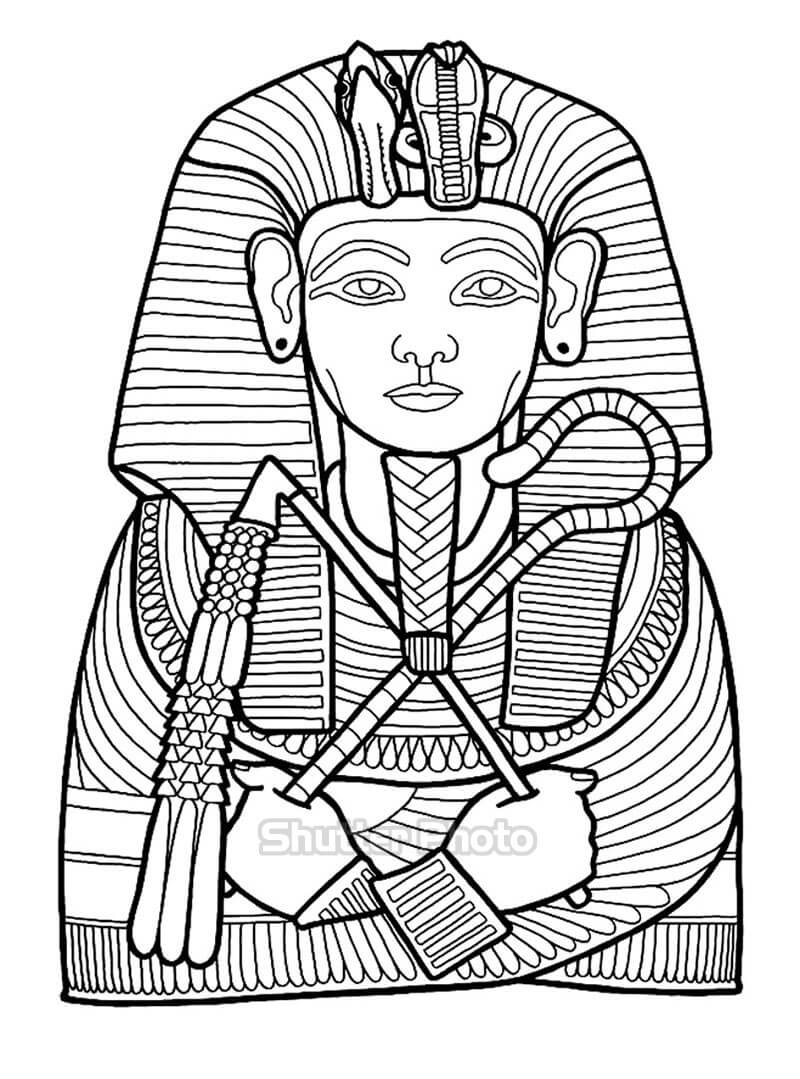 59 Tranh tô màu Nữ Hoàng Ai Cập xinh đẹp Update 2022 29