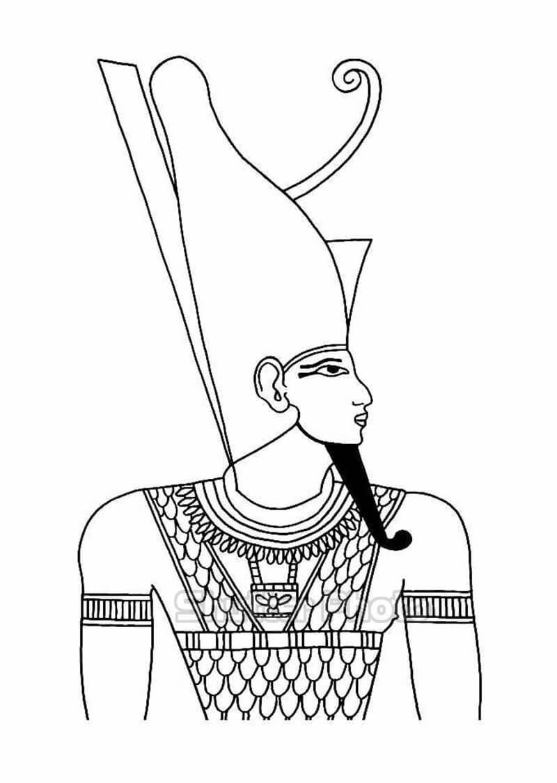 59 Tranh tô màu Nữ Hoàng Ai Cập xinh đẹp Update 2022 9