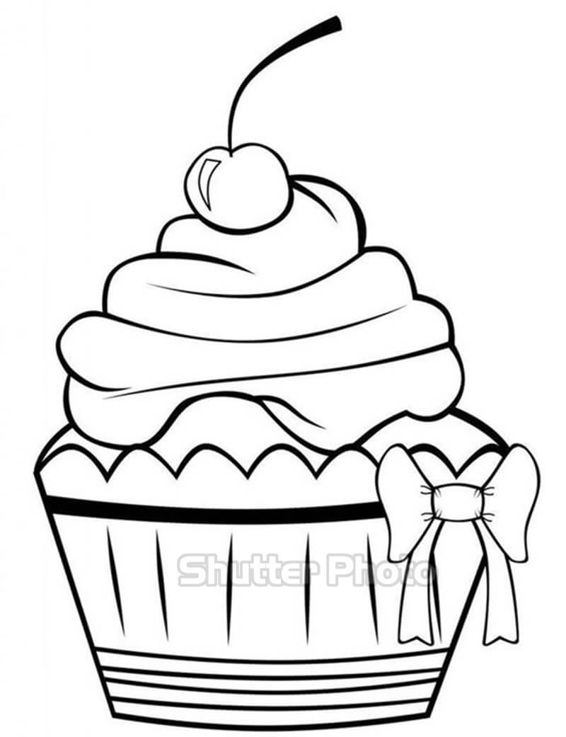 Vẽ Bánh Cupaceke vẽ và tô màu bánh cupcake dễ thương  YouTube