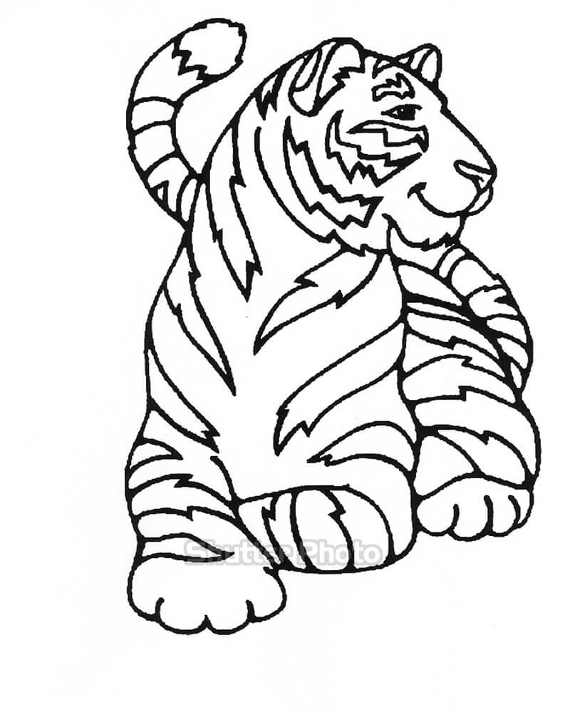 tranh vẽ con hổ  tranh phong thủy