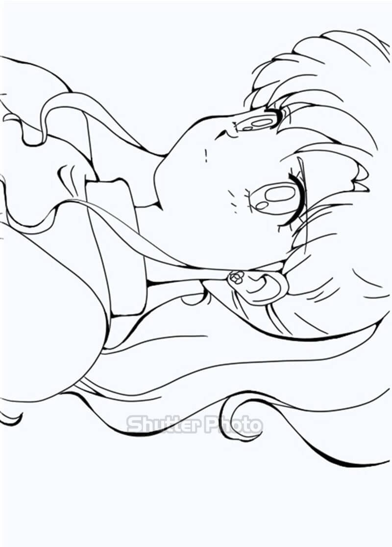Bộ tranh tô màu anime cổ trang đẹp nhất dành cho bé Update 042023