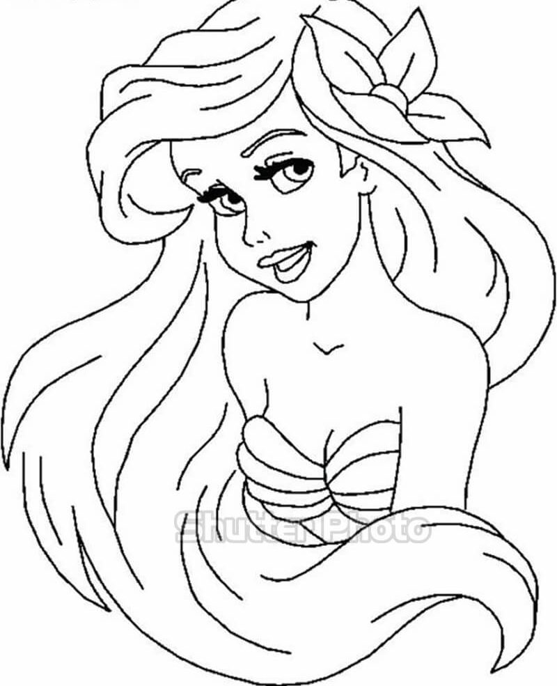 Die einfachste und schönste Meerjungfrau zum Ausmalen Update 02/2023