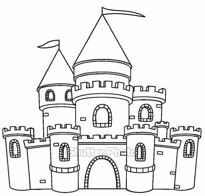 200 Tranh tô màu lâu đài bí ẩn cho bé dễ tải dễ in Update 2022 113