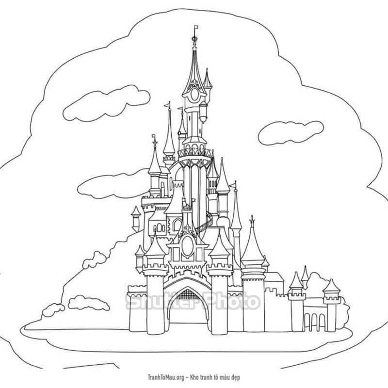 200 Tranh tô màu lâu đài bí ẩn cho bé dễ tải dễ in Update 2022 56