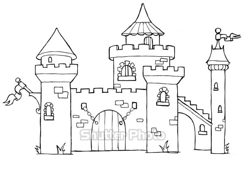 200 Tranh tô màu lâu đài bí ẩn cho bé dễ tải dễ in Update 2022 90
