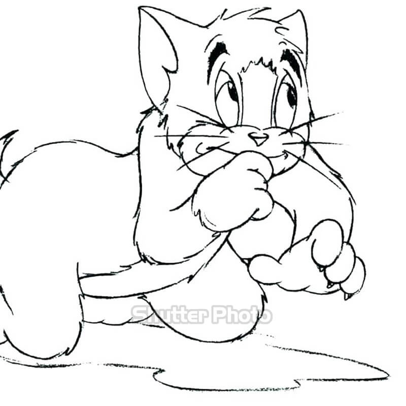Khám phá 20 mẫu tranh tô màu Tom và Jerry hot nhất hiện nay