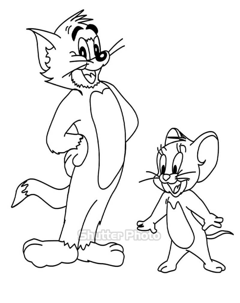 86+ Tranh Tô Màu Tom & Jerry Ngộ Nghĩnh Dễ Tải Dễ In Update 2023