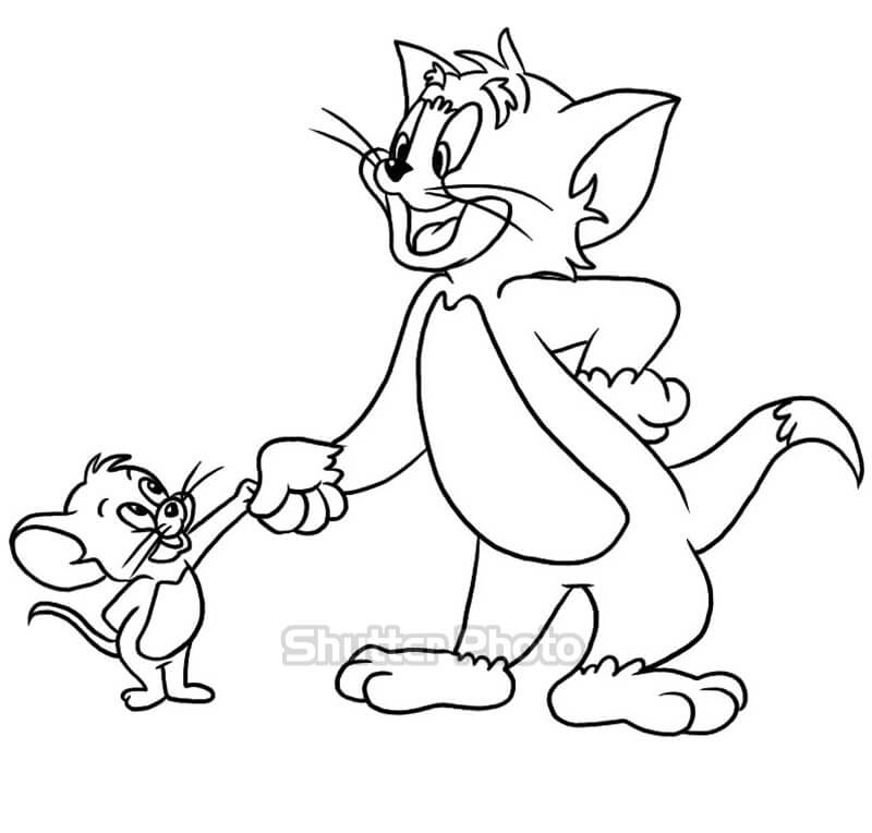 86+ Tranh tô màu Tom & Jerry ngộ nghĩnh dễ tải dễ in Update 2022