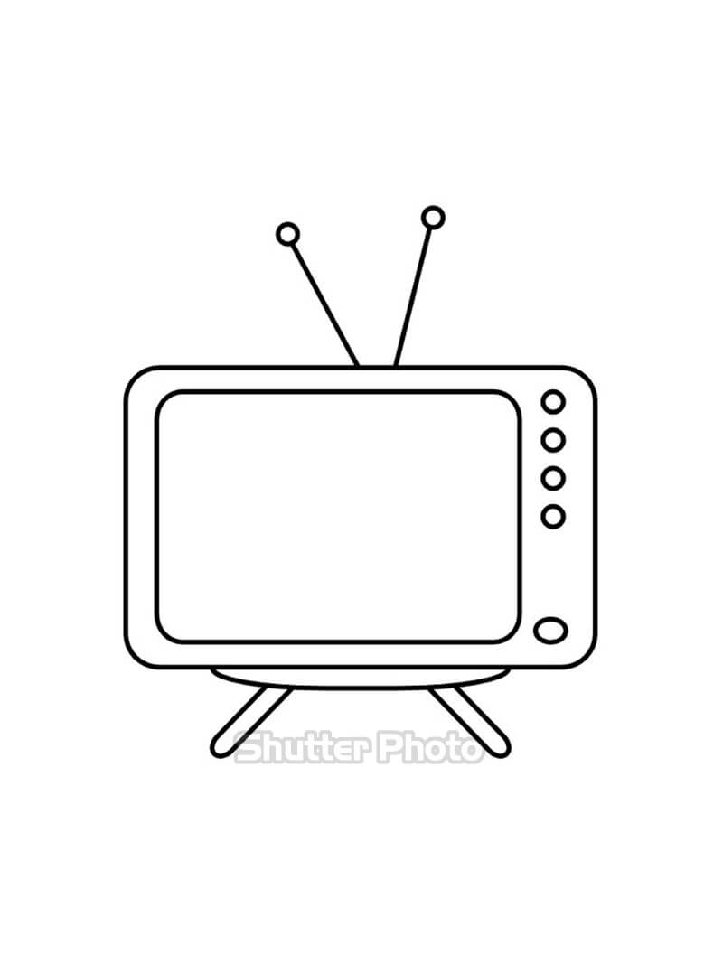 Television Hand Drawn Icon Stock Illustration  Download Image Now  Arrow  Symbol Art Arts Culture and Entertainment  iStock