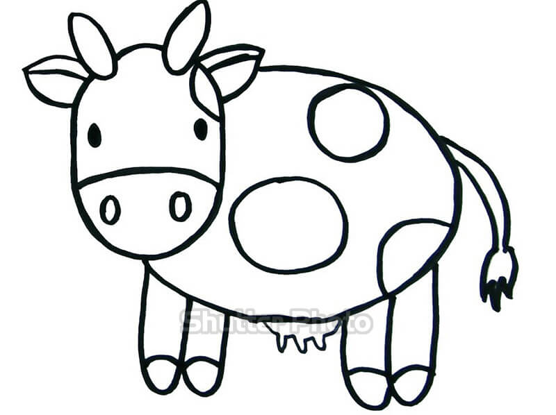 Tuyển chọn 150 Ảnh vẽ con bò từ đơn giản đến phức tạp