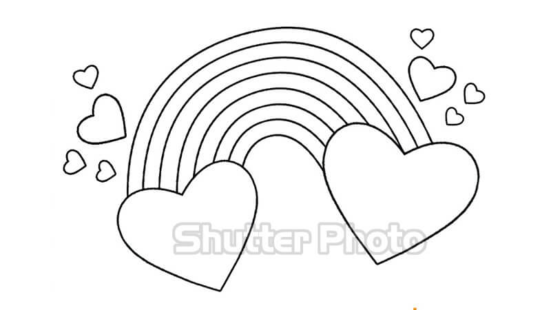 Vẽ Trái tim 3D đơn giản và tô màu cho bé  Dạy bé vẽ  Dạy bé tô màu   Mewarnai Hati  YouTube