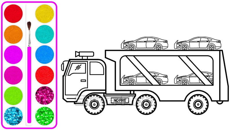 Cong ty Cong Nghe Tin hoc Nha truong  Schoolnet  Bài viết  BÉ HỌA SĨ   Dạy vẽ ô tô tải