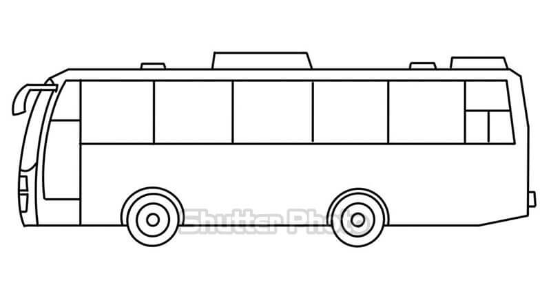 Top 285 vẽ xe buýt đơn giản không thể bỏ qua  Tin Học Vui