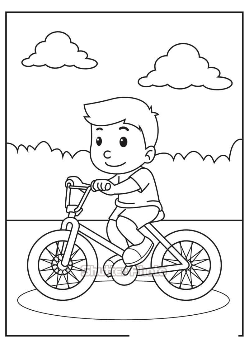 Hướng dẫn vẽ Xe đạp  Vẽ siêu dễ cùng Hi Art Cute  Vẽ phương tiện giao  thông  Bicycle drawing  YouTube