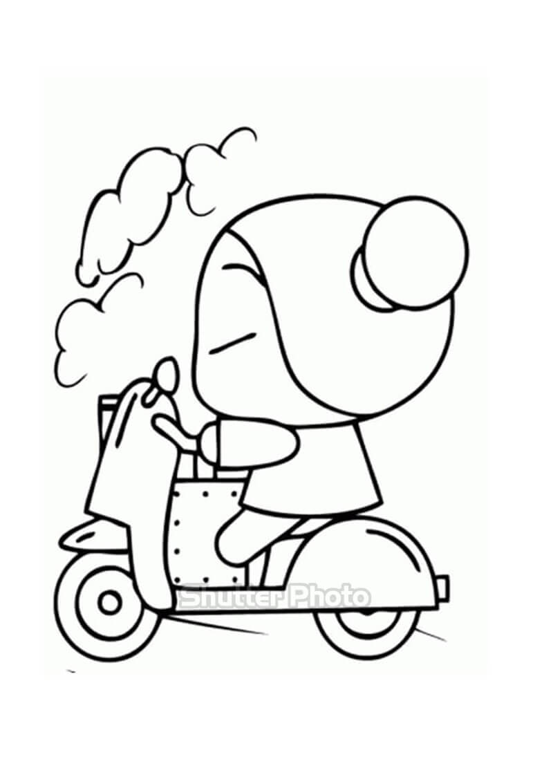 Vẽ An toàn giao thông Đội mũ xinh bảo vệ chúng mình  Vẽ người đi xe máy   How to draw Motorbike  YouTube
