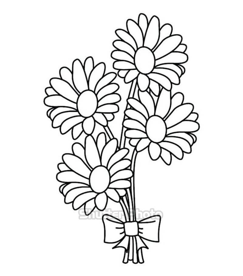 Chia Sẻ Hơn 75 Tranh Vẽ Hoa Cúc Tuyệt Vời Nhất - Thtantai2.Edu.Vn