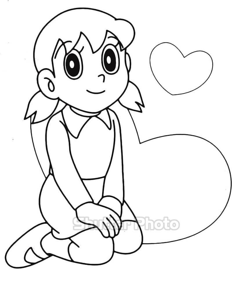 Hãy thưởng thức bộ tranh tô màu của Xuka, cô bạn nhỏ xinh đẹp và đáng yêu trong truyện tranh Doremon. Tô màu các họa tiết đẹp và dễ thương để tạo nên một bức tranh tươi sáng và vui nhộn.