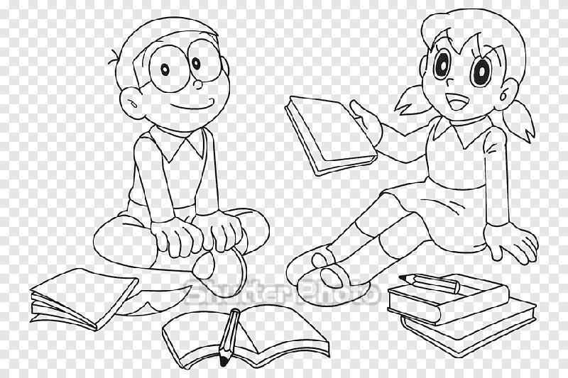 88 Tranh tô màu Nobita cực đáng yêu cho bé dễ tải dễ in Update 2022 85