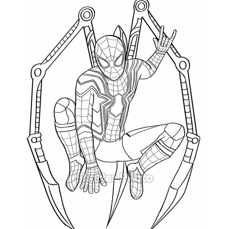 Cách Vẽ Người Nhện Spiderman p2  Vẽ Siêu Anh Hùng  Tôi Yêu Vẽ  YouTube