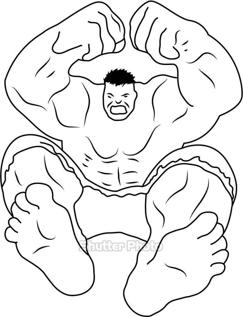 Bộ 20 mẫu tranh tô màu Hulk  Người Khổng Lồ Xanh đẹp nhất