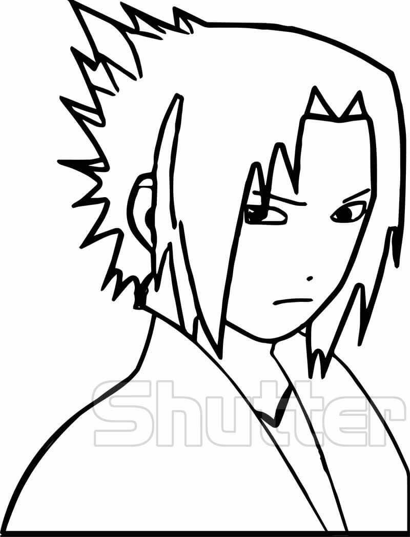 Những mẫu tranh tô màu Naruto cá tính nhất dành cho bé Update 03/2023