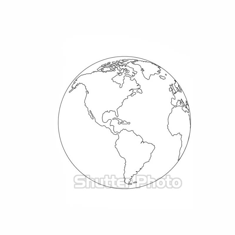 35 Hình vẽ tô màu quả địa cầu đẹp nhất dễ tải dễ in Update 2023