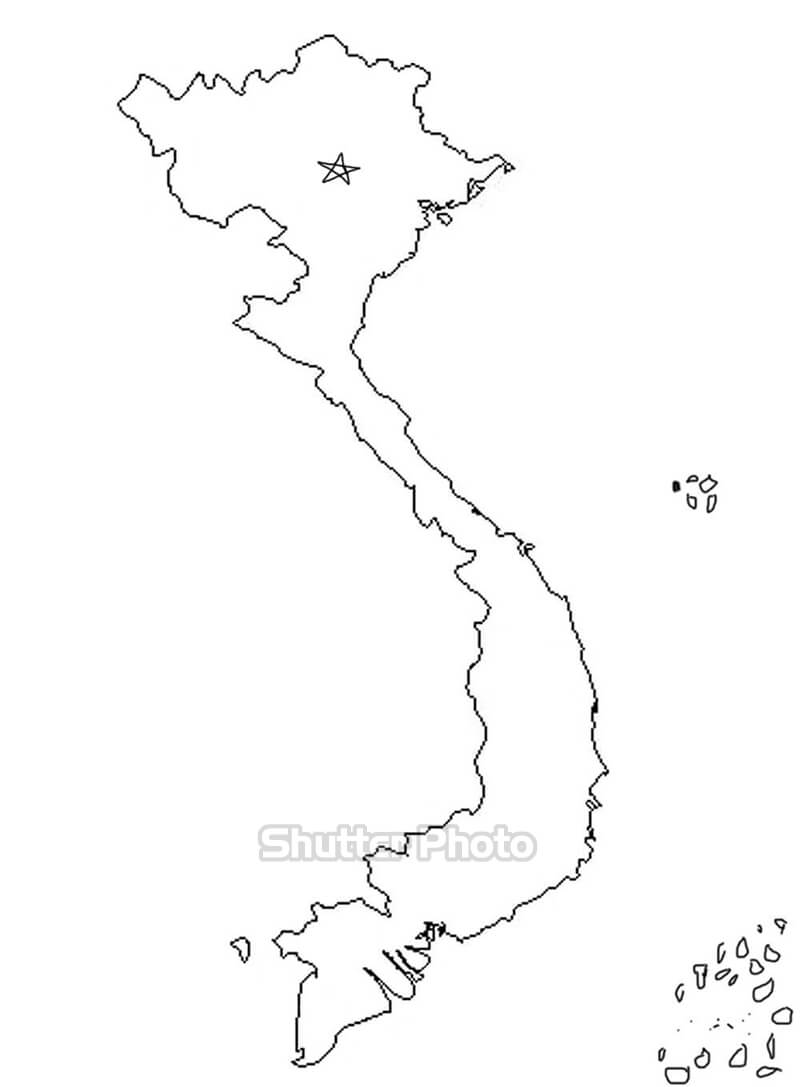 25+ Tranh tô màu bản đồ Việt Nam đẹp nhất dễ tải dễ in Update 2023