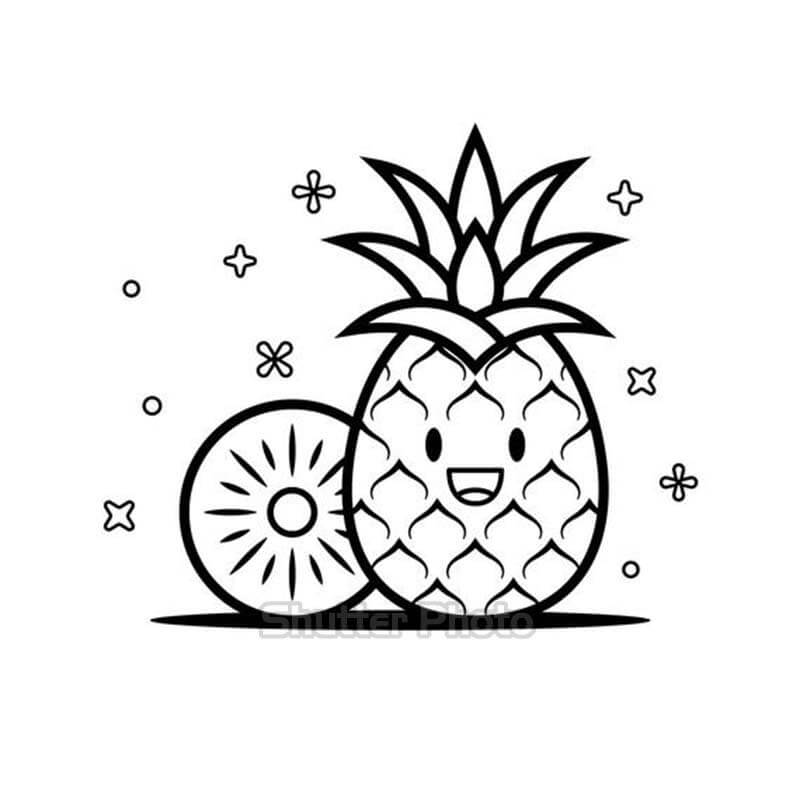 Vẽ Tranh Quả Dứa Bằng Đất Sét Xốp How to Drawing Pineapple with Foam Clay  Snow  Heart Toy Art  YouTube