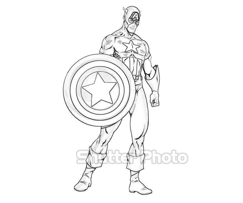 Lịch sử giá Sách  dán hình  tô màu superhero captain american cập nhật  52023  BeeCost