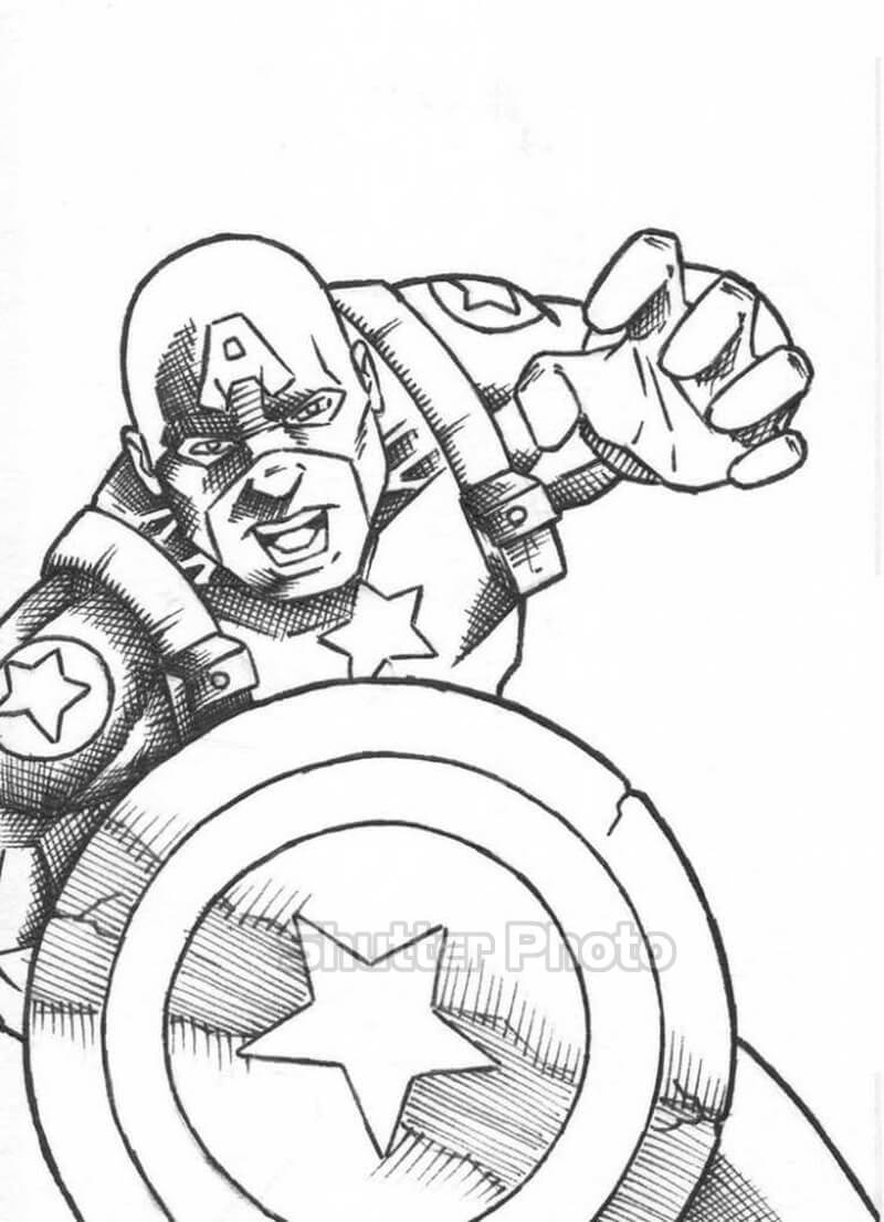Tổng hợp Tranh Tô Màu Captain America giá rẻ bán chạy tháng 82023   BeeCost