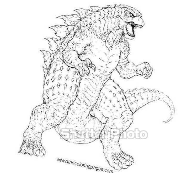 Tranh Tô Màu Godzilla Cực Vui Nhộn Update 02/2023
