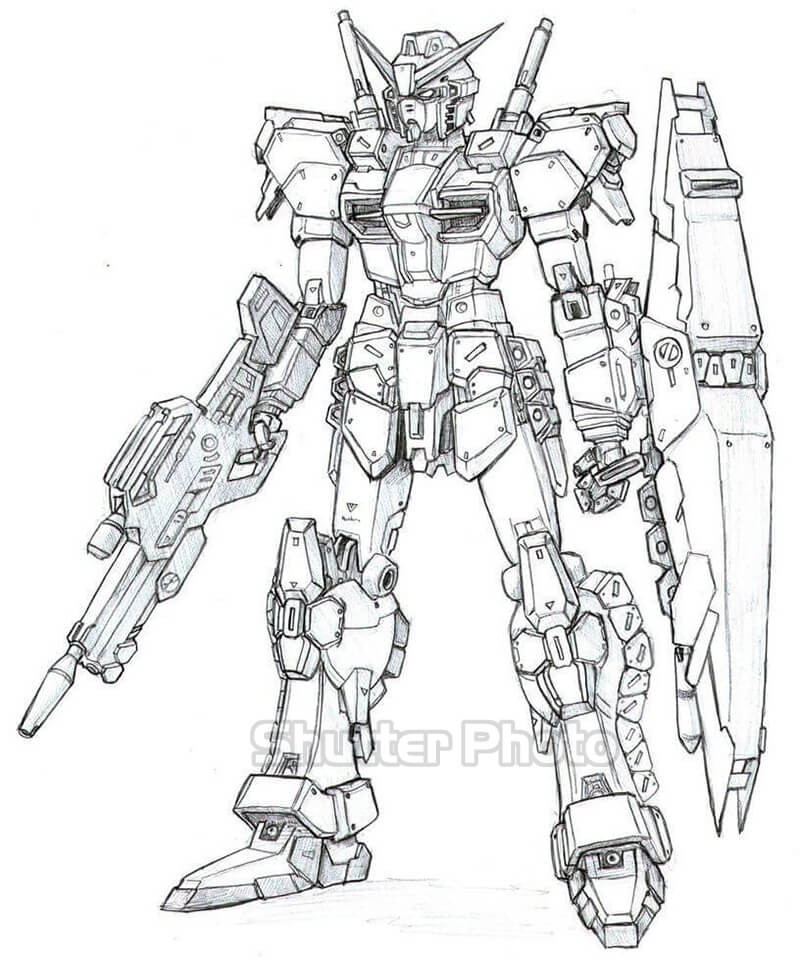 Der schönste und schönste Gundam-Roboter zum Ausmalen Update 02/2023