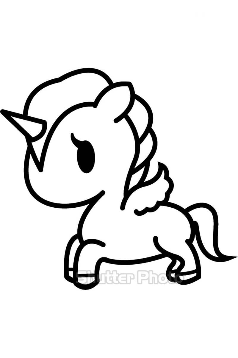 How to draw a unicorn for beginners  Cách vẽ kỳ lân unicorn draw unicorn  cute coloring vẽ kỳ lân  Kỳ lân Cách vẽ