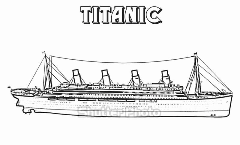 Chi tiết với hơn 56 về tranh tô màu tàu titanic mới nhất  trieuson5