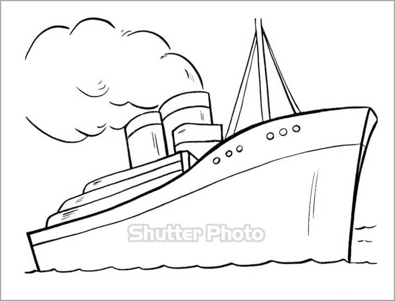Chi tiết 57 về tô màu tàu titanic hay nhất  cdgdbentreeduvn