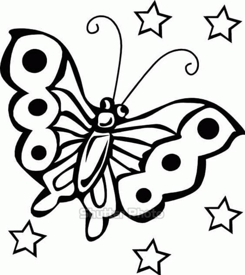 Bộ tranh tô màu nàng tiên bướm đẹp nhất dành cho bé Update 12/2023