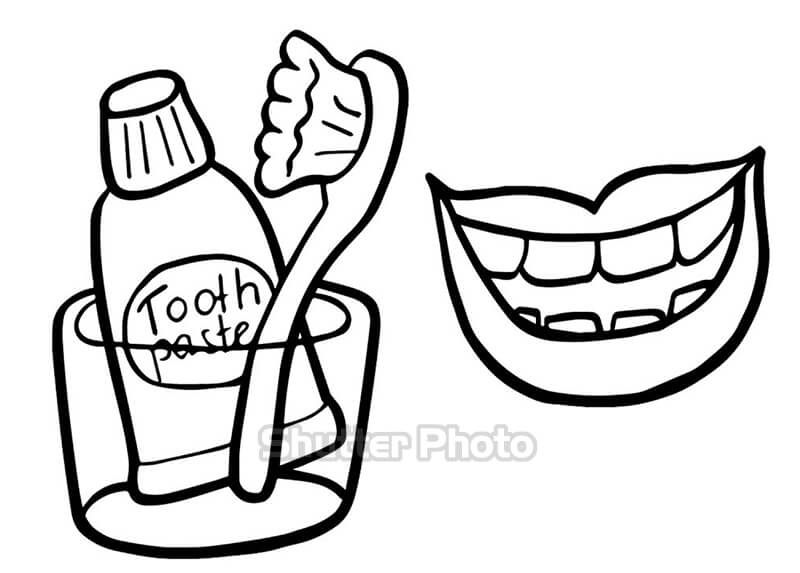37 tranh tô màu bàn chải đánh răng đẹp nhất dễ tải dễ in Update 2022 8
